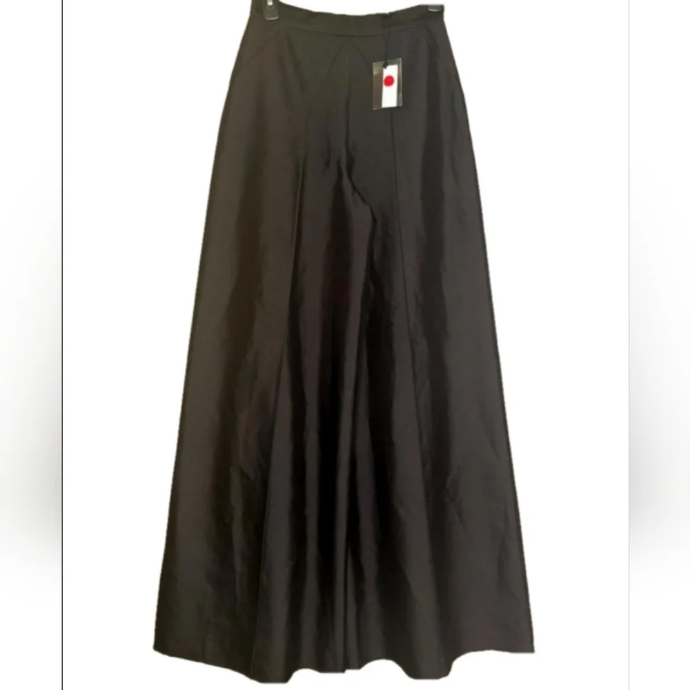 Julianna Bass Women's Elegant Black Wide Leg Pants Size 2